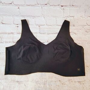 Honeylove Liftwear V Neck Bra  Large Black Wireless Bralette